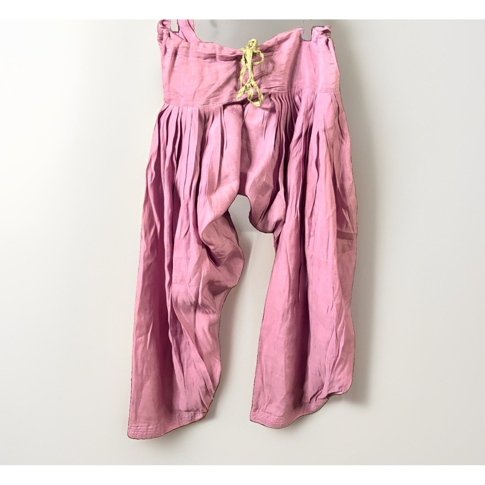 Vintage Handmade India Balloon Harem Yogi Pants Purple Size L-XXL Boho Festival